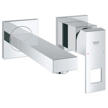 Mitigeur monocommande 2 trous lavabo Taille S Eurocube Chromé 19895000