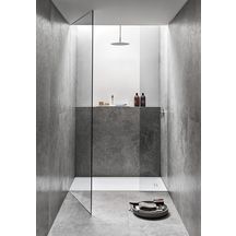 Receveur de douche rectangulaire Sestra à poser/à encastrer blanc/structure ardoise 140x80cm Réf. 550.256.00.2