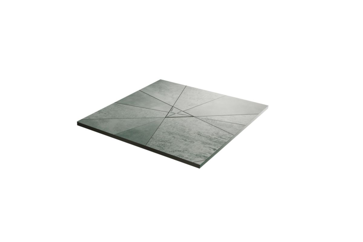 Receveur Smart QUIZ 100 x 100 cm grey Réf. 53021651