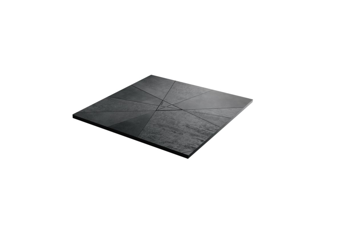 Receveur Smart QUIZ 100 x 100 cm lava Réf. 53021726