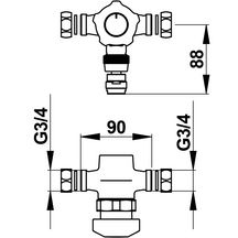 Mitigeur de lavabo avec brise-jet orientable réf. 35912