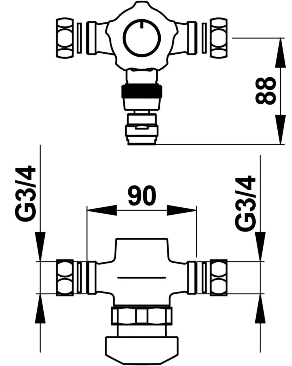 Mitigeur de lavabo avec brise-jet orientable réf. 35912