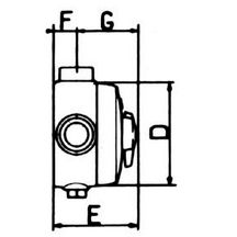 Mitigeur thermostatique collectif THERMERAM IV modèle 084 26 x 34 nu sans raccords réf. H8552NU