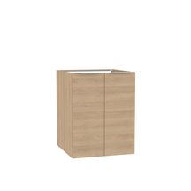 Meuble pour lave linge Alterna Plénitude hauteur 86cm largeur 70cm profondeur 70cm Sans top Chêne clair