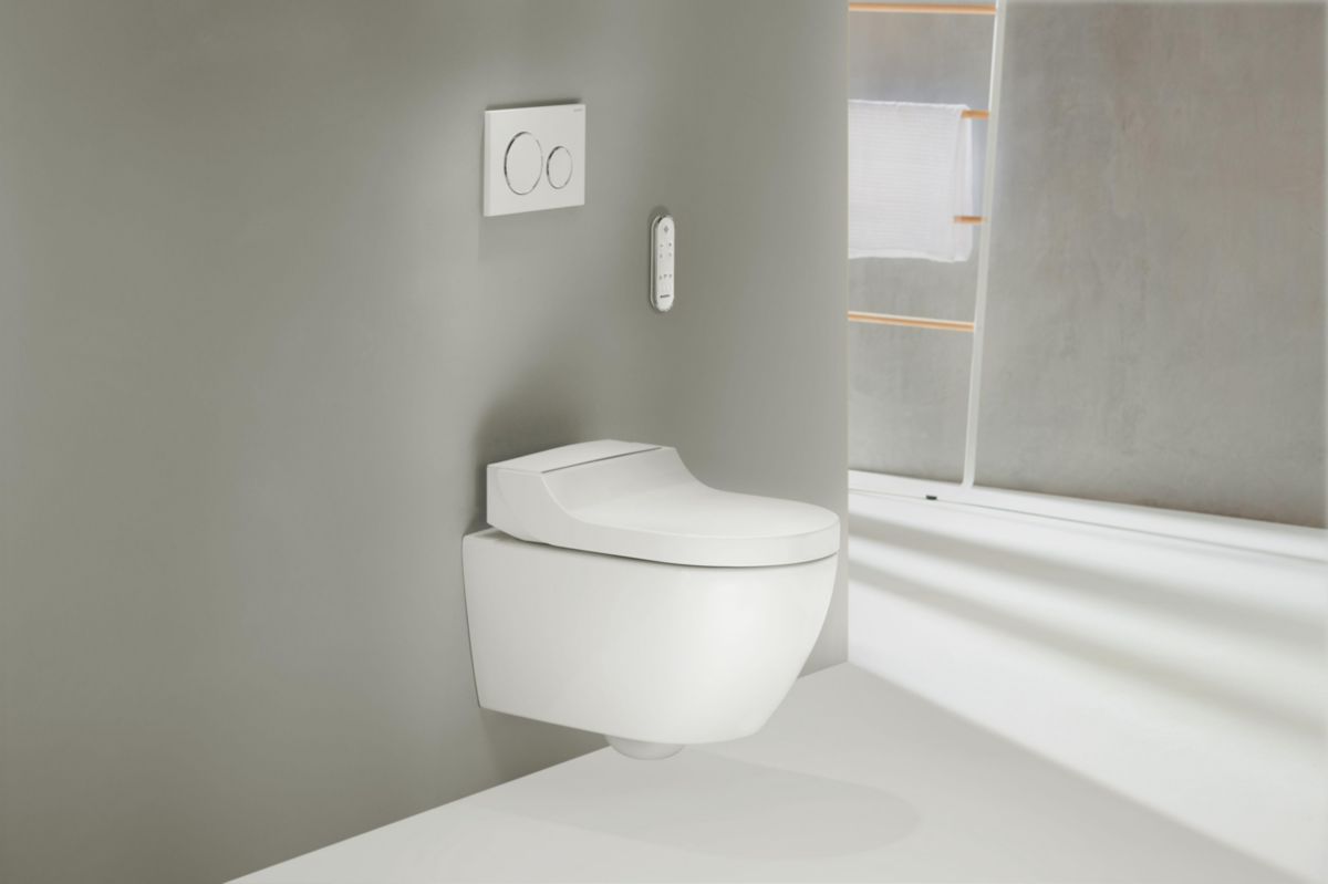 Pack WC lavant dit japonais AquaClean TUMA Comfort sans bride Blanc alpin Réf. 146.290.11.1