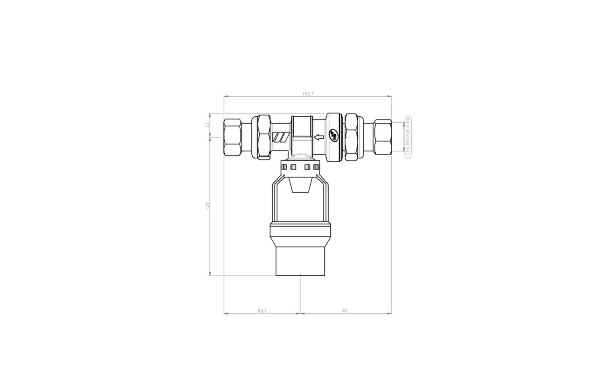 Disconnecteur Altech ca9c ff 3/4 compact