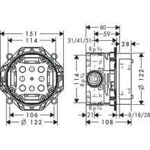 Corps encastré iBox universal 01800180