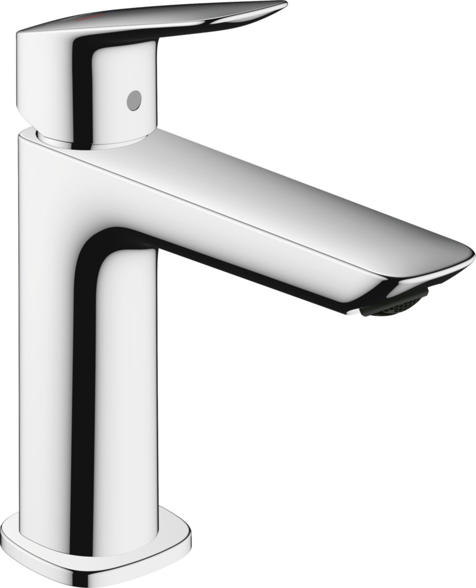 hansgrohe Logis Mitigeur de lavabo 110 Fine CoolStart sans tirette ni vidage, Chrome