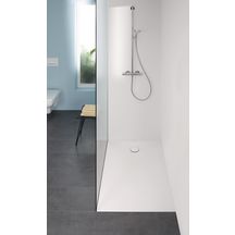 Receveur de douche Renova Plan en céramique rectangulaire 120 x 80 cm blanc  réf. 550.316.00.1