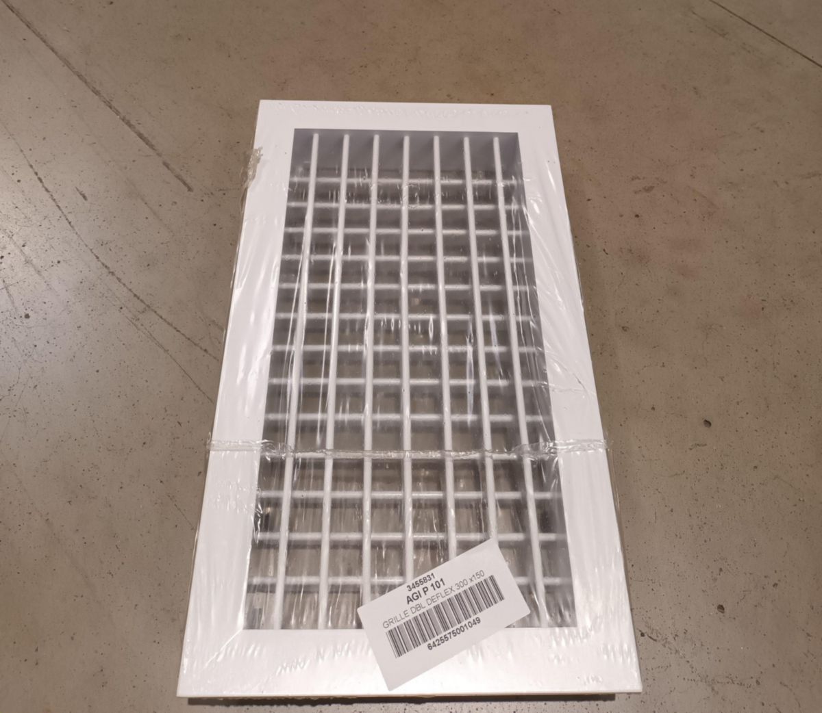 Grille double DEFLEX 300X150 Réf AGIP101