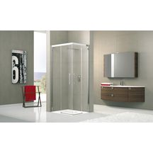 Paroi de douche verre 90 cm gauche Réf. ROSEA88LS-1K