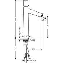 Mitigeur lavabo Talis Select S 190, réf. 72044000