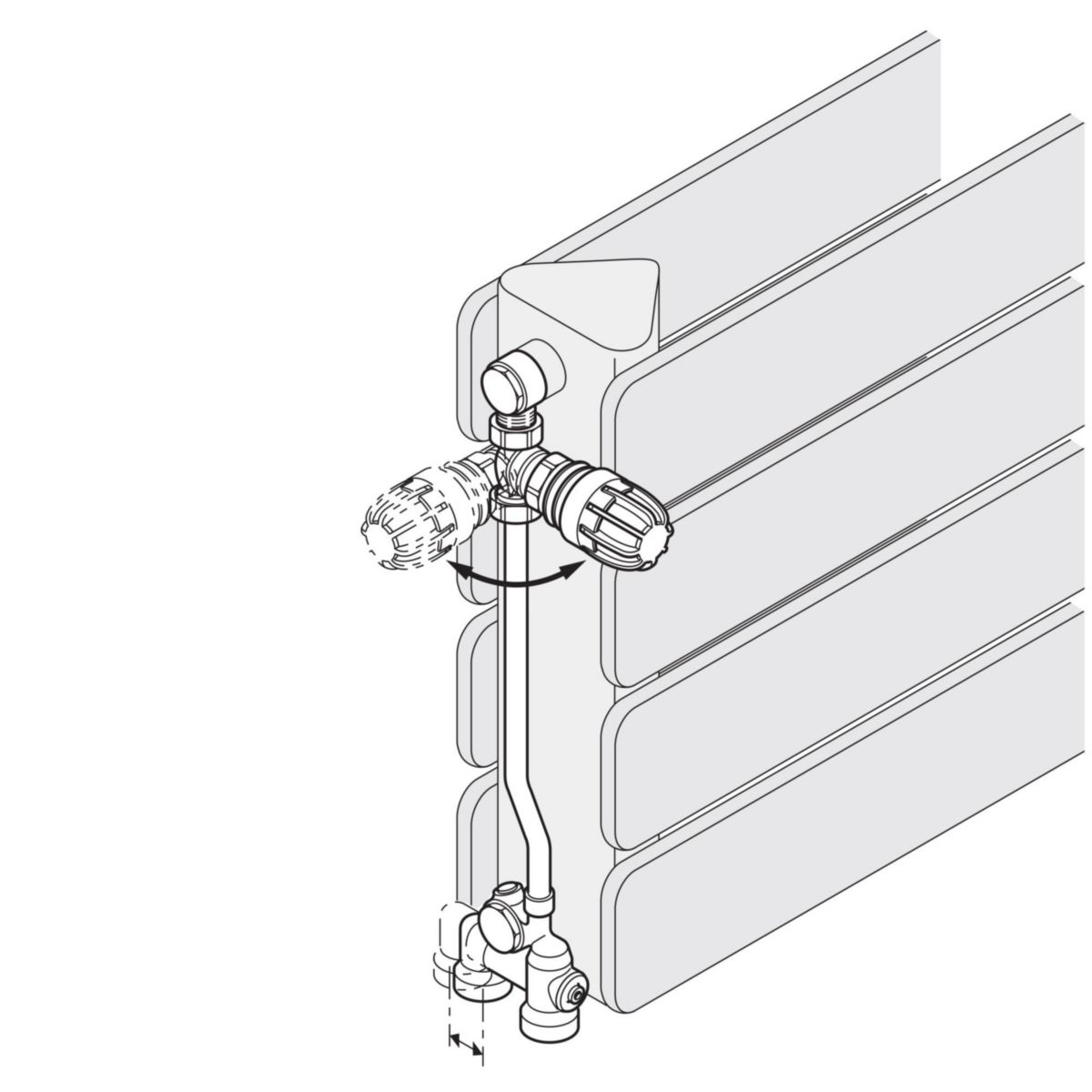 Robinet Type R2 H600 pour Lamella Réf. LR2060