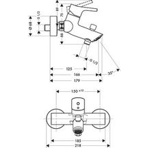 Mitigeur bain-douche Talis S, réf. 72400000