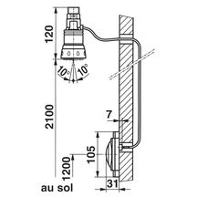 Robinet DL 300S encastré chromé réf. 27112