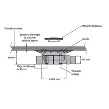 Isotanche rotaplug bain s horizontal réf. 230436