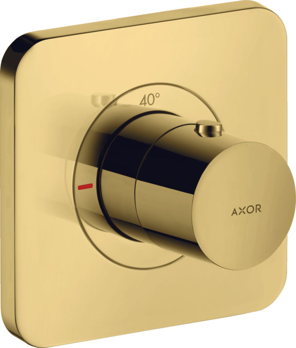 AXOR Citterio E Thermostatique encastré 120 / 120, Aspect doré poli