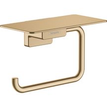 hansgrohe AddStoris Porte-papier WC avec tablette, Bronze brossé