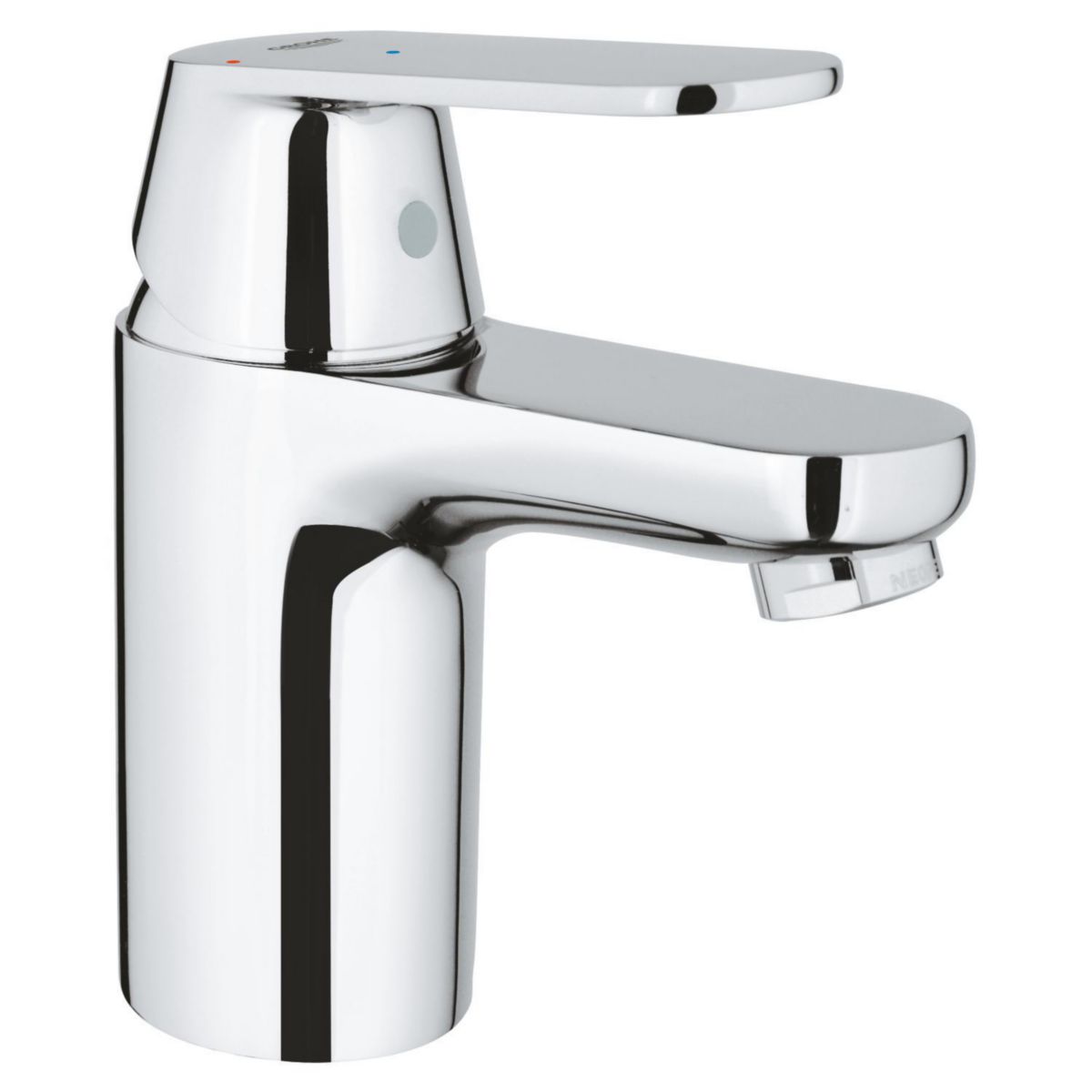 Mitigeur lavabo Eurosmart Cosmopolitan corps lisse ES 5,7 l/mn Chromé réf. 2337600E