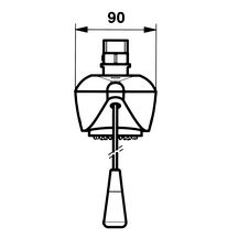 Ensemble de douche prêt à poser PRESTO DL 350 S diamètre : 20 x 27 réf. 27200