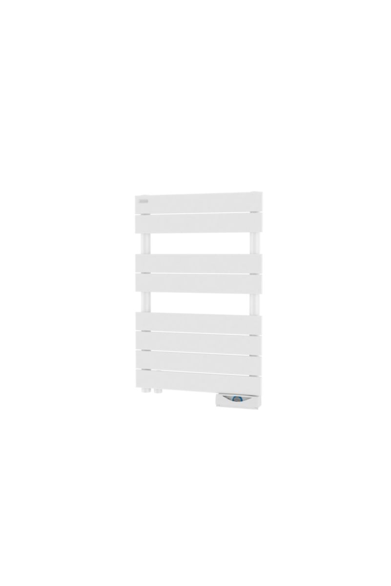 Sèche-serviette mixte Fassane Spa Mixte Timerprog Bluetooth 377W + 300W, hauteur 788 mm, largeur 500 mm, Blanc RAL 9016 Réf. AFAS-074-050-TF