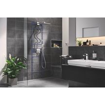 Pack façade pour douche encastrée Duo Rainshower SmartActive 310 Cube / Grohtherm SC Chromé réf. 103998000