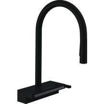 hansgrohe Aquno Select M81 Mitigeur de cuisine 170 avec douchette extractible, 3 jets, Noir mat