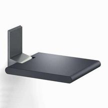 Siège de douche rabattable CAVERE 380 mm 700.844.380 anthracite réf. 7844380095