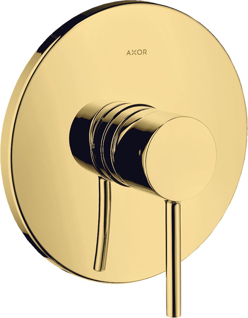 AXOR Starck Mitigeur douche encastré, Aspect doré poli