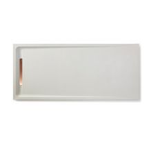 Receveur de douche Elan Epoque 140X90 Blanc Grille Cuivre Réf. 01EBBL14000900M