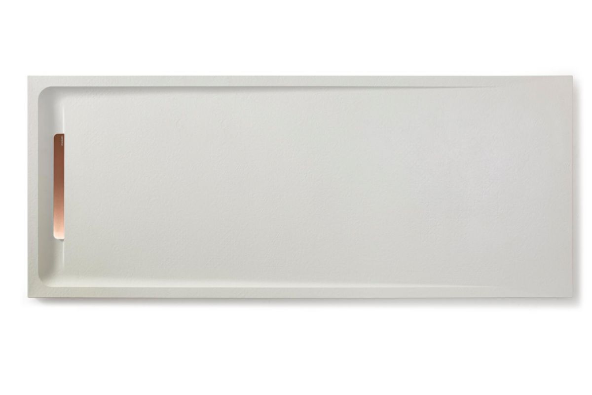 Receveur de douche Elan Epoque 180X90 Blanc Grille Cuivre Réf. 01EBBL18000900M