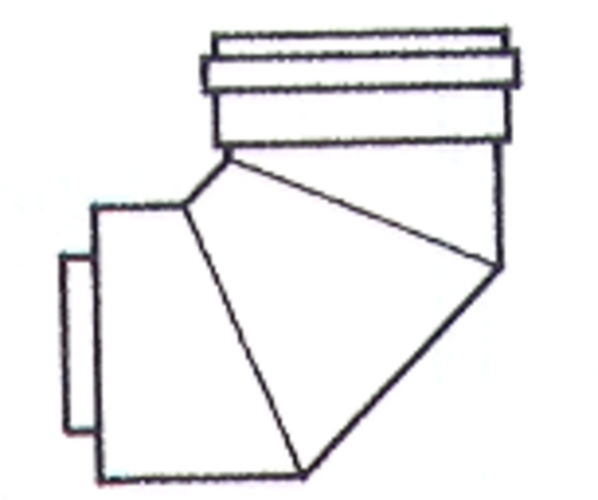 Coude alu/pvc 80 / 125 90 réf. 7716900632