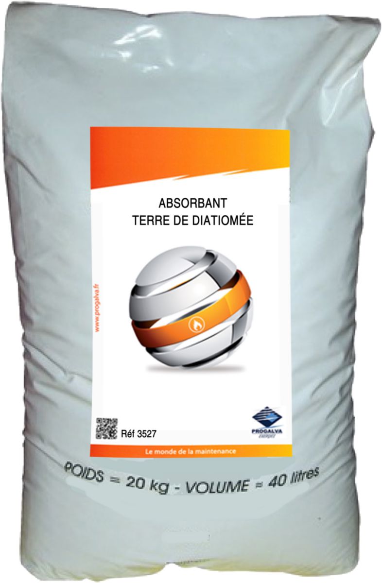 Absorbant Tierre de Diatomée sac de 40 litres Réf 3527