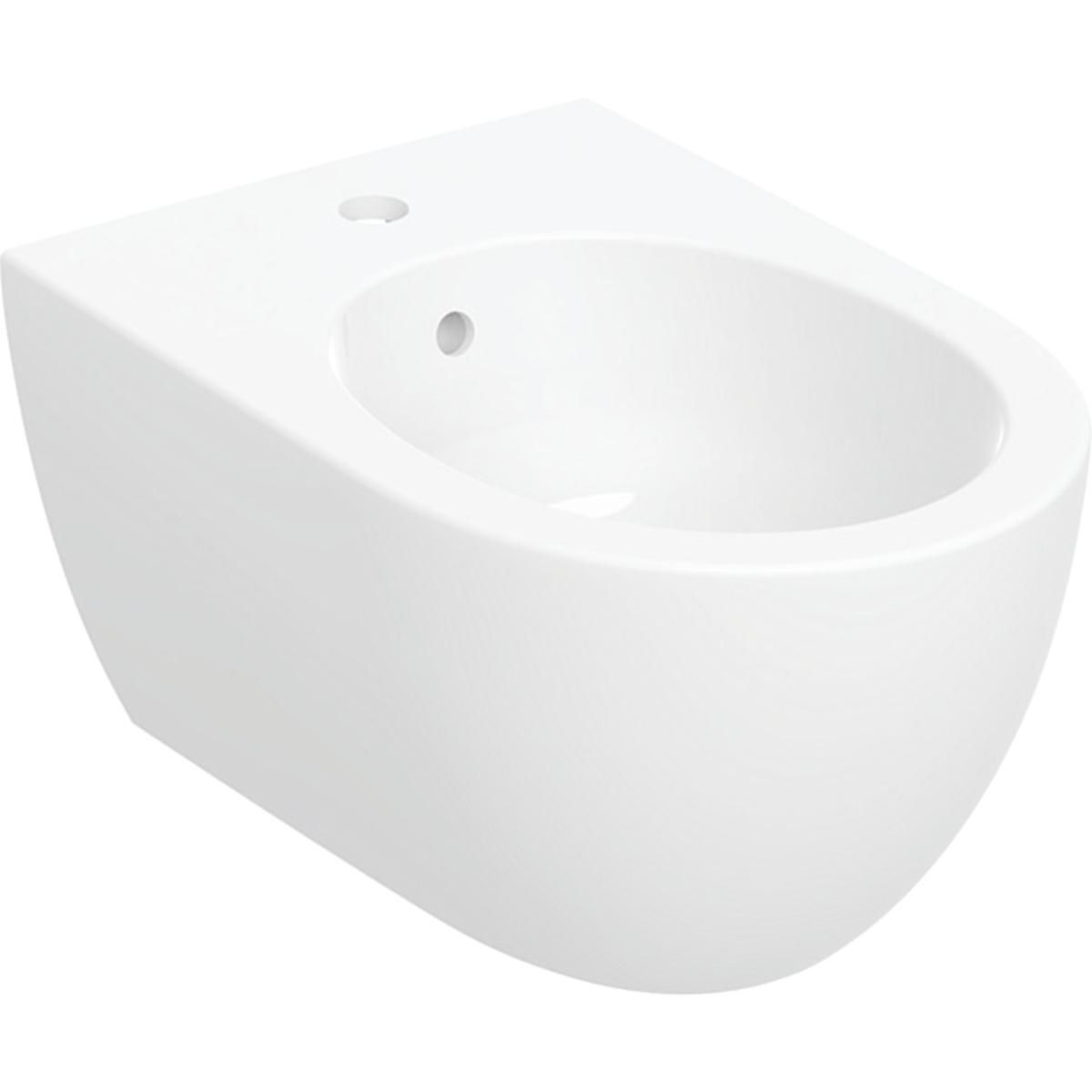 Bidet suspendu ACANTO caréné avec trop-plein profondeur 53cm blanc Réf. 502.825.00.1