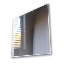 Diffuseur de soufflage Collection Reflet teinte Argentée pour plénum de 600x600 mm avec enjoliveur de 760x760 mm