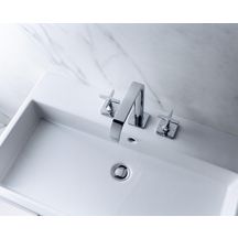 Mélangeur lavabo Axor Citterio E, 3 trous avec rosaces réf. 36108000