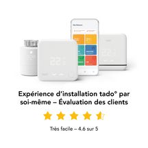 Kit de démarrage V3+ Tête Thermostatique tado° connectée et Intelligente Réf. V3P-SK-SRT01IB01-TC-ML