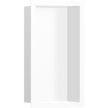 hansgrohe XtraStoris Individual Niche murale 300/150/100 blanc mat avec cadre design, Blanc mat