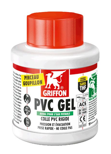 Colle PVC gel Aqua AV/PINC 250ml