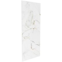 Panneau de revêtement mural Panostyle 100 x 255 cm Marbre blanc brillant Réf. E66100-D72