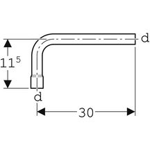 Coude de chasse Gébérit réf. 119.060.11.1