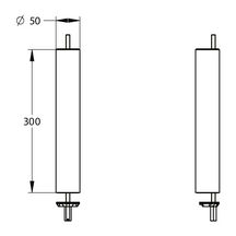 Réhausse seule pour robinetterie grande cuisine PRESTO CHEF. Compatible avec les modèles monotrou. Hauteur 300 mm, diamètre 50 mm. réf.70836