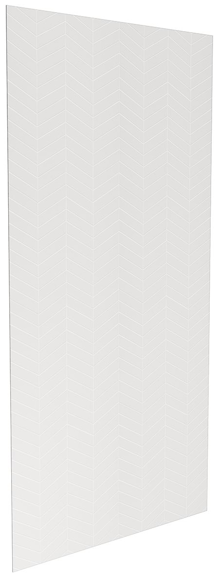 Panneau de revêtement mural Panostyle 120 x 255 cm Chevron brillant Réf. E66120-D81