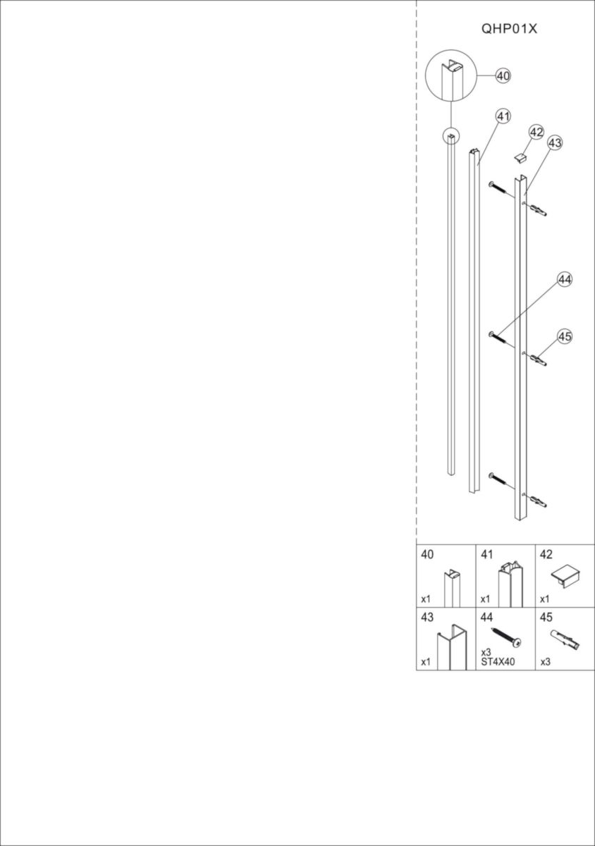 Set Alterna pour installation en niche