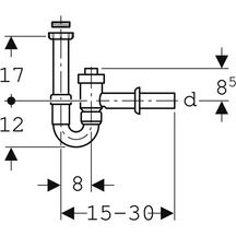 Siphon à occlusion Réf 152.860.11.1