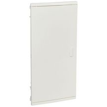 Coffret encastré porte isolante galbée 4 rangée 48+8 mod blanc RAL 9010 Ref.001514