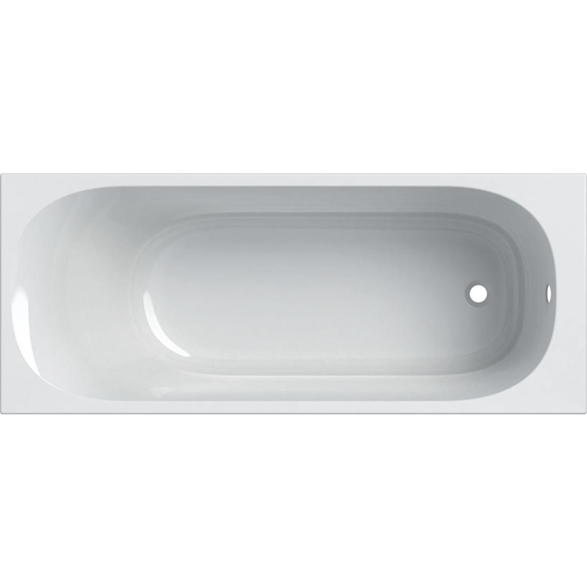 Baignoire rectangulaire Soana - bandeau fin - avec pieds - 170 x 70 cm - blanc Réf. 554.002.01.1