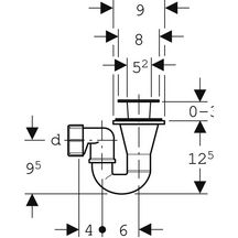 Siphon de douche Réf 150071211