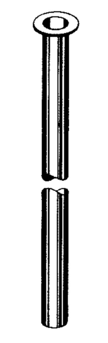 Tube cuivre 12 x 17 chromé diamètre 10 longeur 300 mm 497000699