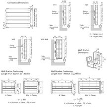 Radiateur décoratif Chorus H10 8 T080 001 C50 R9016, Puissance: 522W (Blanc RAL9016) Réf. 8SH10080